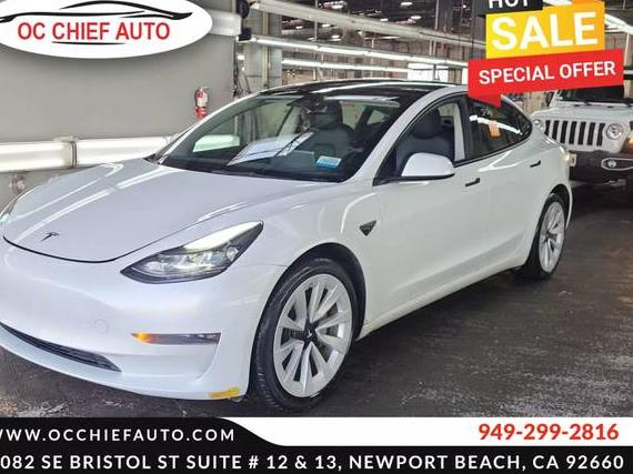 TESLA MODEL 3 2022 5YJ3E1EB5NF268145 image